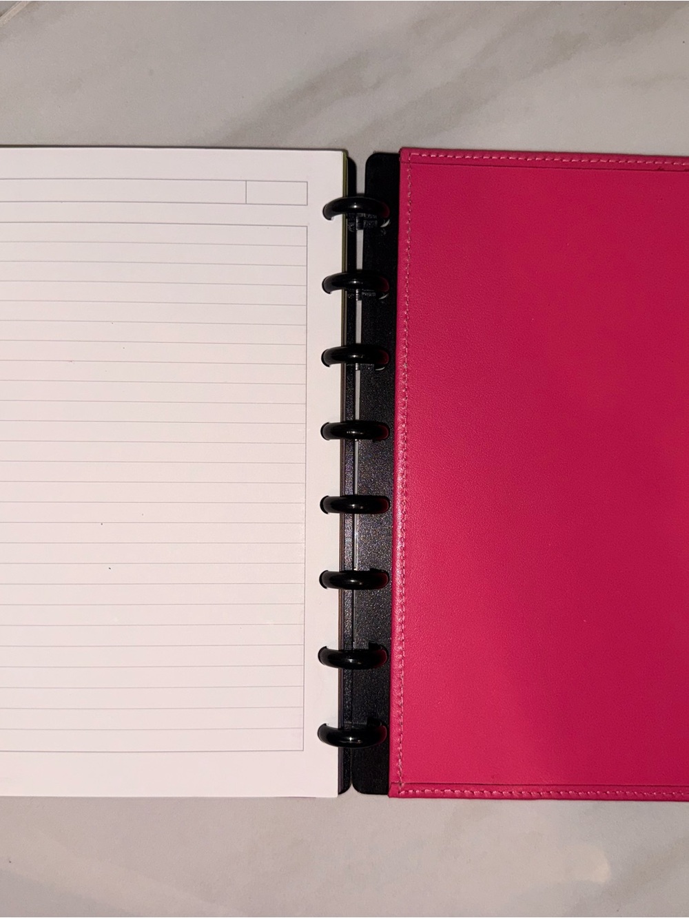 Arc M by Staples Pink Disc-Bound Notebook Planner x2 plus dividers - Picture 5 of 7